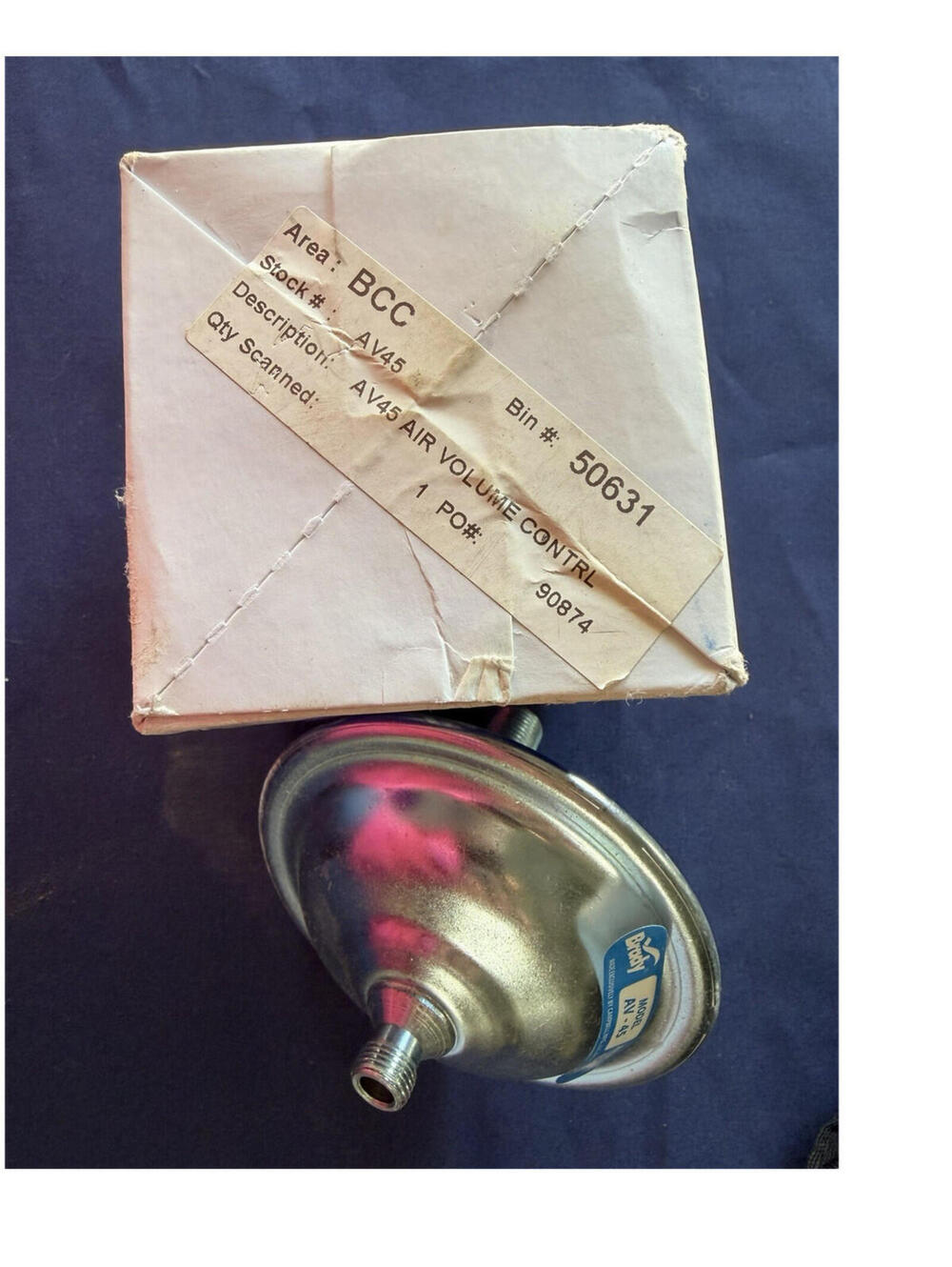 Brady AV 45 Air Volume Control Pump Part Accessory